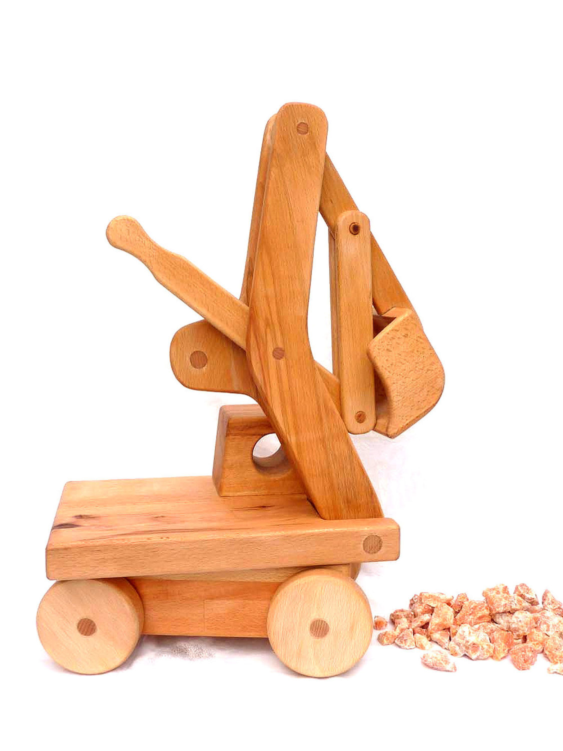 Bagger hoch, Buche geölt