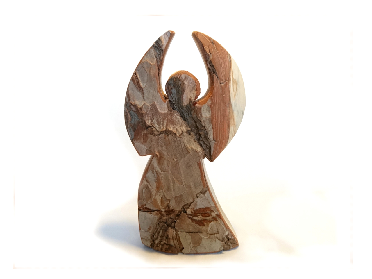 Weihnacht-Adventsdeko Engel aus Schwarzkiefer