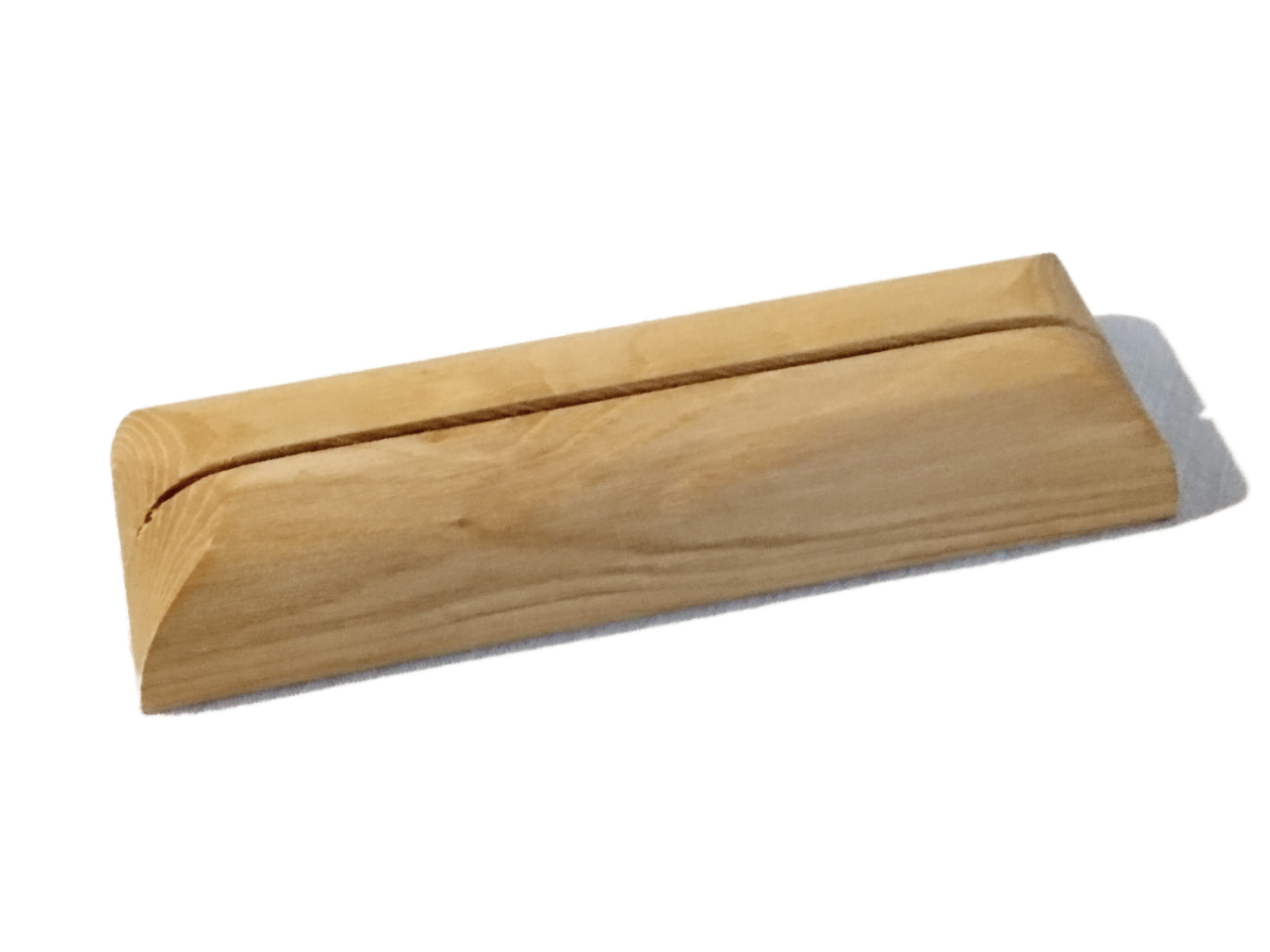 Postkartenhalter, Buche geölt