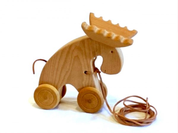 Elch groß, Buche geölt