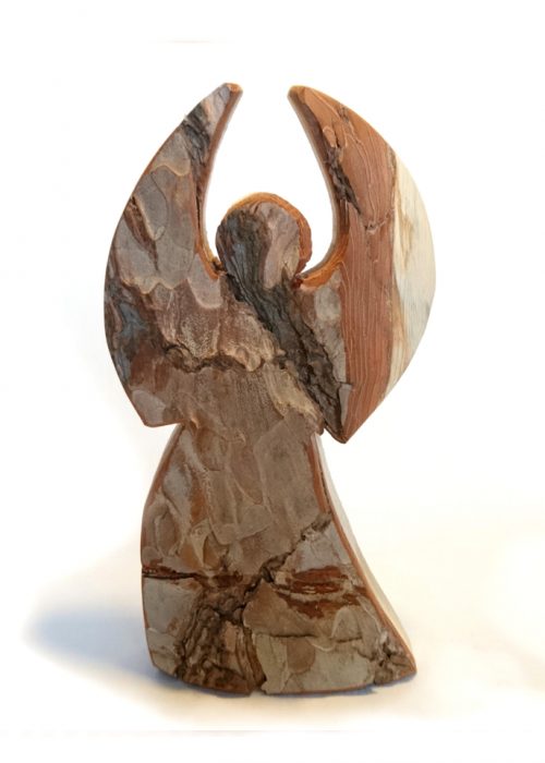 Weihnacht-Adventsdeko Engel aus Schwarzkiefer