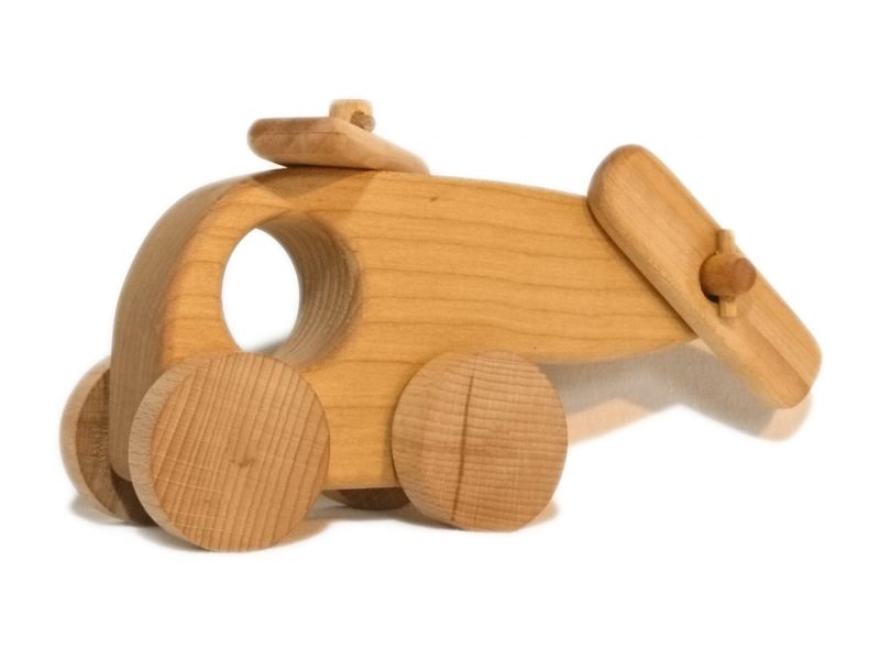 Achat & Holz Bio-Spielzeug Hubschrauber aus Ahorn geölt